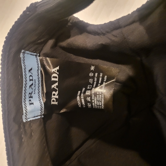 Prada Black Corduroy Hat - Picture 3 of 7
